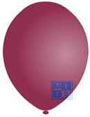 Ballonnen Metallic pruim / Bordeaux rood 087 105cm